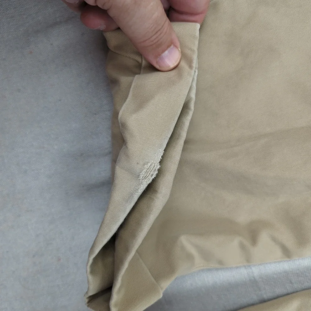Vtg Polo Ralph Lauren Pants Men 36x30 Khaki Hammond Pleated Cuffed Preppy Office